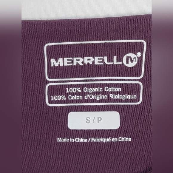 MERRELL WOMEN'S SIZE Small 100% Organic Cotton Long Sleeve Crewneck Top - Picture 2 of 10